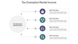 Tax Exemption Rental Income Ppt Powerpoint Presentation Template Cpb