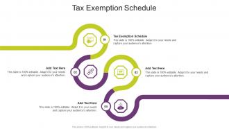 Tax Exemption Schedule In Powerpoint And Google Slides Cpb