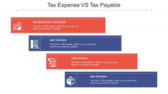 Tax Expense Vs Tax Payable Ppt Powerpoint Presentation Summary Designs Download Cpb
