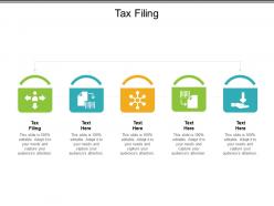 Tax filing ppt powerpoint presentation outline grid cpb