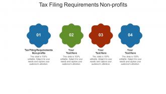 Tax filing requirements non profits ppt powerpoint presentation icon format ideas cpb