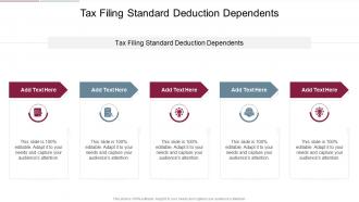 Tax Filing Standard Deduction Dependents In Powerpoint And Google Slides Cpb