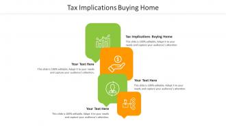 Tax implications buying home ppt powerpoint presentation infographic template cpb