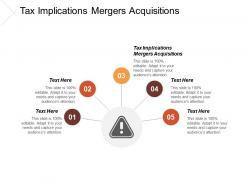 Tax implications mergers acquisitions ppt powerpoint presentation outline example cpb