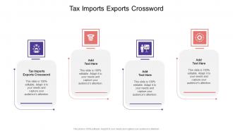 Tax Imports Exports Crossword In Powerpoint And Google Slides Cpb