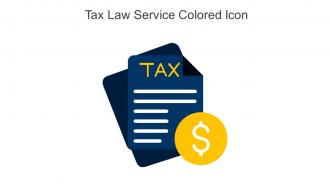 Tax Law Service Colored Icon In Powerpoint Pptx Png And Editable Eps Format
