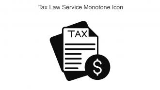 Tax Law Service Monotone Icon In Powerpoint Pptx Png And Editable Eps Format
