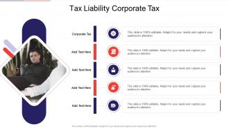 Tax Liability Corporate Tax In Powerpoint And Google Slides Cpb