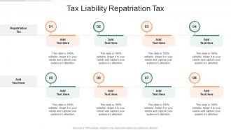 Tax Liability Repatriation Tax In Powerpoint And Google Slides Cpb