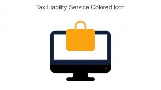 Tax Liability Service Colored Icon In Powerpoint Pptx Png And Editable Eps Format