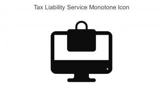 Tax Liability Service Monotone Icon In Powerpoint Pptx Png And Editable Eps Format