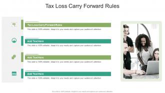 Tax Loss Carry Forward Rules In Powerpoint And Google Slides Cpb