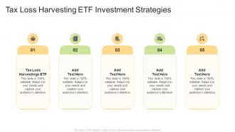 Tax Loss Harvesting ETF Investment Strategies In Powerpoint And Google Slides Cpb