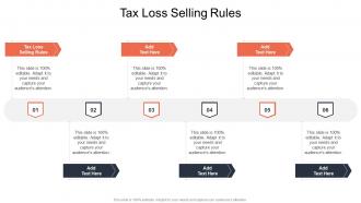 Tax Loss Selling Rules In Powerpoint And Google Slides Cpb