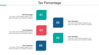 Tax Percentage Ppt Powerpoint Presentation Outline Smartart Cpb