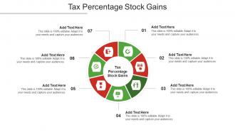 Tax Percentage Stock Gains Ppt Powerpoint Presentation Gallery Professional Cpb