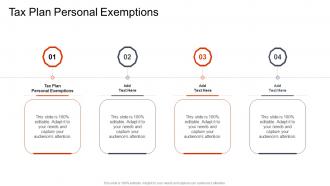 Tax Plan Personal Exemptions In Powerpoint And Google Slides Cpb