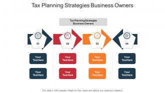 Tax planning strategies business owners ppt powerpoint presentation show cpb