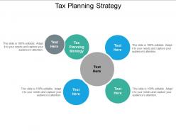 Tax planning strategy ppt powerpoint presentation summary visual aids cpb