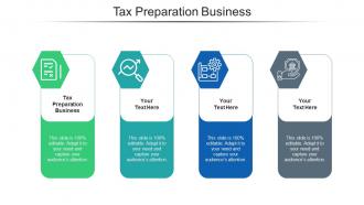 Tax Preparation Business Ppt Powerpoint Presentation Slides Portfolio Cpb