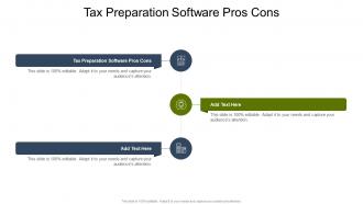 Tax Preparation Software Pros Cons In Powerpoint And Google Slides Cpb