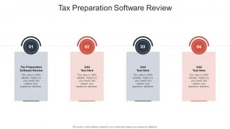 Tax Preparation Software Review In Powerpoint And Google Slides Cpb