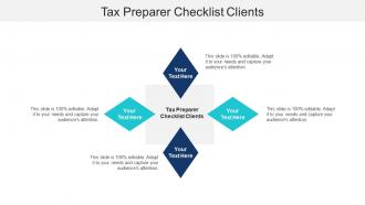 Tax Preparer Checklist Clients Ppt Powerpoint Presentation Outline Slide Download Cpb