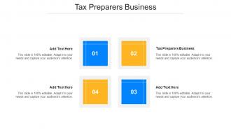 Tax Preparers Business Ppt Powerpoint Presentation Model Inspiration Cpb