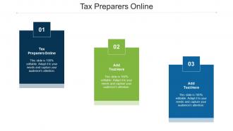 Tax Preparers Online Ppt Powerpoint Presentation Slides Show Cpb