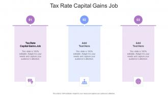 Tax Rate Capital Gains Jobs In Powerpoint And Google Slides Cpb