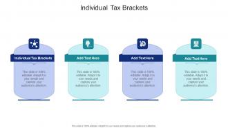 Tax Rate Individual Tax Brackets In Powerpoint And Google Slides Cpb