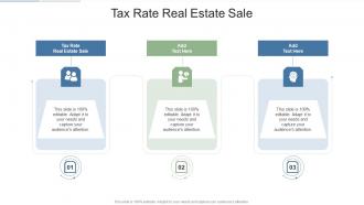 Tax Rate Real Estate Sale In Powerpoint And Google Slides Cpb