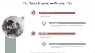 Tax Rates Alternative Minimum Tax In Powerpoint And Google Slides Cpb