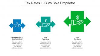 Tax Rates Llc Vs Sole Proprietor Ppt Powerpoint Presentation Styles Brochure Cpb