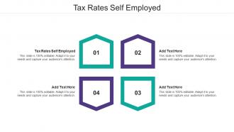 Tax Rates Self Employed Ppt Powerpoint Presentation Styles Master Slide Cpb