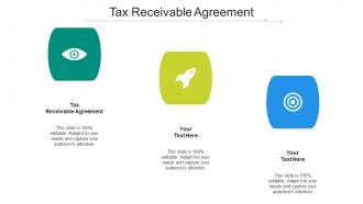 Tax receivable agreement ppt powerpoint presentation professional icon cpb