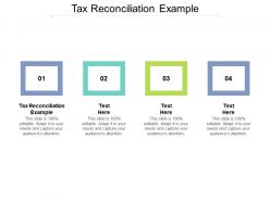 Tax reconciliation example ppt powerpoint presentation pictures visual aids cpb