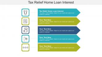 Tax relief home loan interest ppt powerpoint presentation gallery ideas cpb