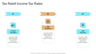 Tax Relief Income Tax Rates In Powerpoint And Google Slides Cpb
