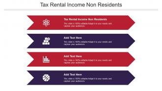 Tax Rental Income Non Residents Ppt Powerpoint Presentation Pictures Cpb