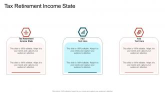 Tax Retirement Income State In Powerpoint And Google Slides Cpb