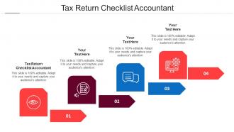Tax Return Checklist Accountant Ppt Powerpoint Presentation Summary Show Cpb
