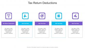 Tax Return Deductions In Powerpoint And Google Slides Cpb