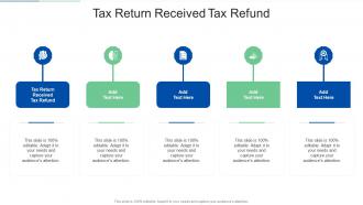 Tax Return Received Tax Refund In Powerpoint And Google Slides Cpb