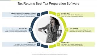 Tax Returns Best Tax Preparation Software In Powerpoint And Google Slides Cpb