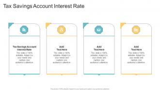 Tax Savings Account Interest Rate In Powerpoint And Google Slides Cpb
