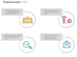 Tax Search Blockage Information Pre Payment Option Ppt Icons Graphics