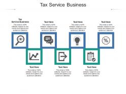 Tax service business ppt powerpoint presentation portfolio outline cpb