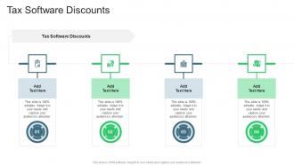 Tax Software Discounts In Powerpoint And Google Slides Cpb