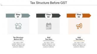 Tax Structure Before Gst In Powerpoint And Google Slides Cpb